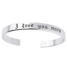 Load image into Gallery viewer, I Love You More Bangle