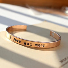 Load image into Gallery viewer, I Love You More Bangle